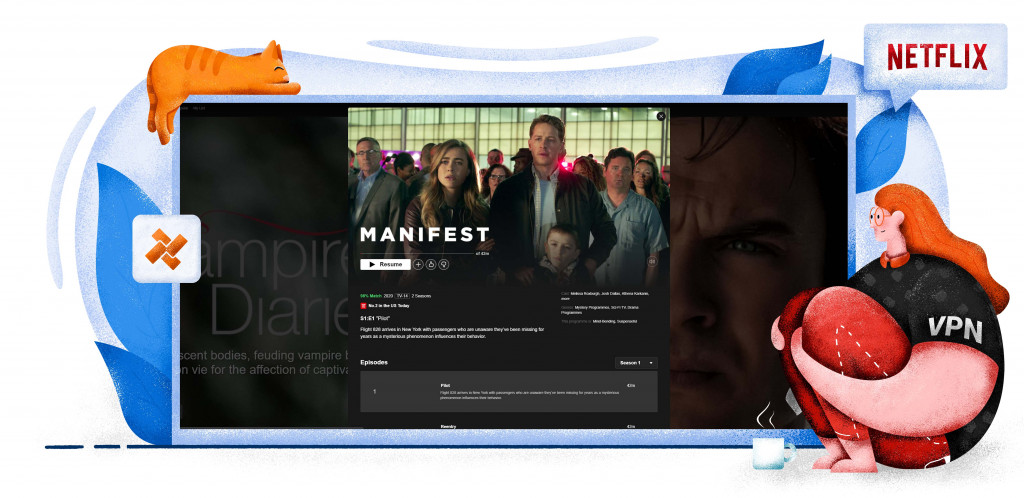 Manifest is op Netflix met VPN Nederland bereikbaar
