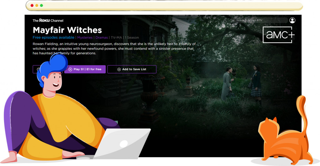 The Mayfair Witches serie streaming op The Roku Channel