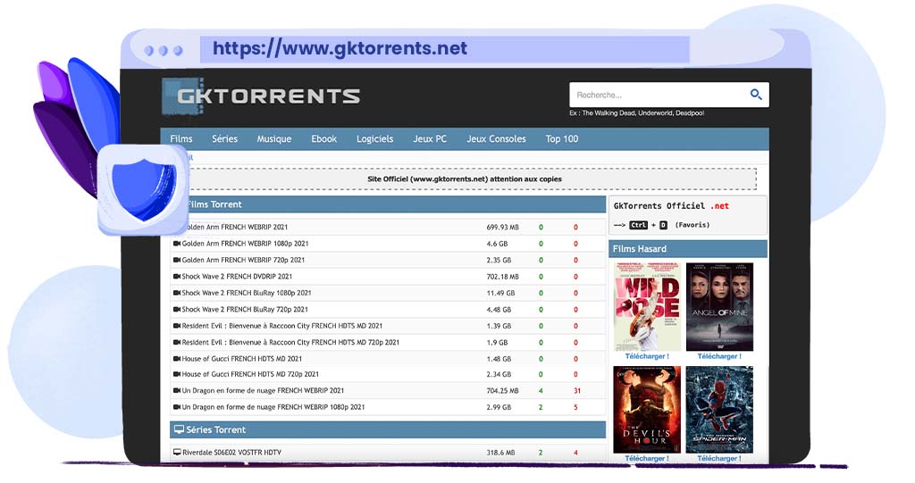 GKTorrents, Le meilleur site français de torrents