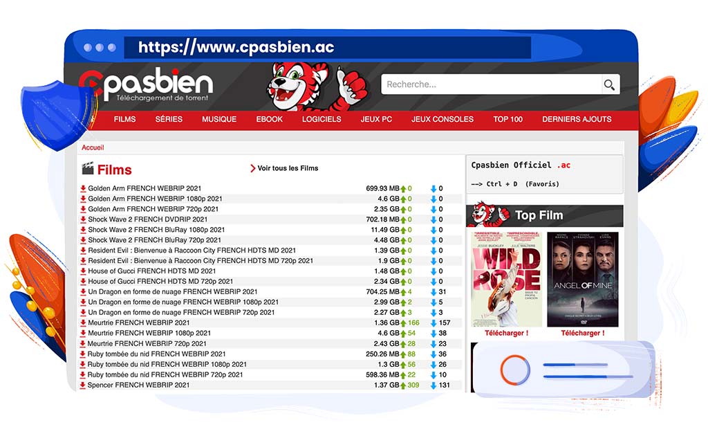 CPASBIEN, un des sites de torrent les plus vieux et bien connus