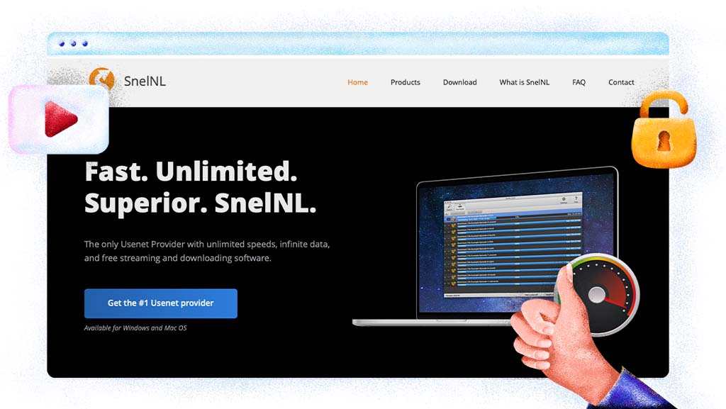 SnelNL est un site Usenet de premier plan