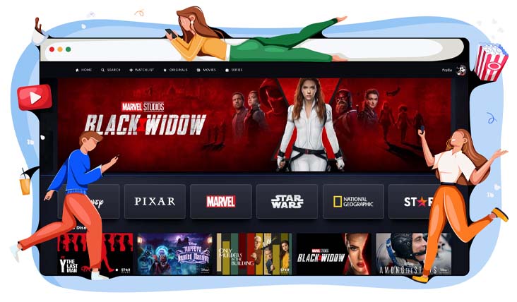 Disney Plus, service de streaming