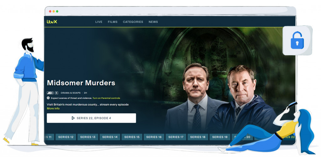 Midsomer Murders gratis streaming op ITVX