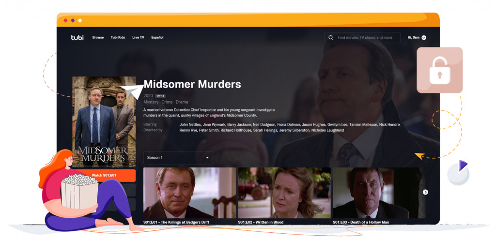 Midsomer Murders gratis streaming op Tubi