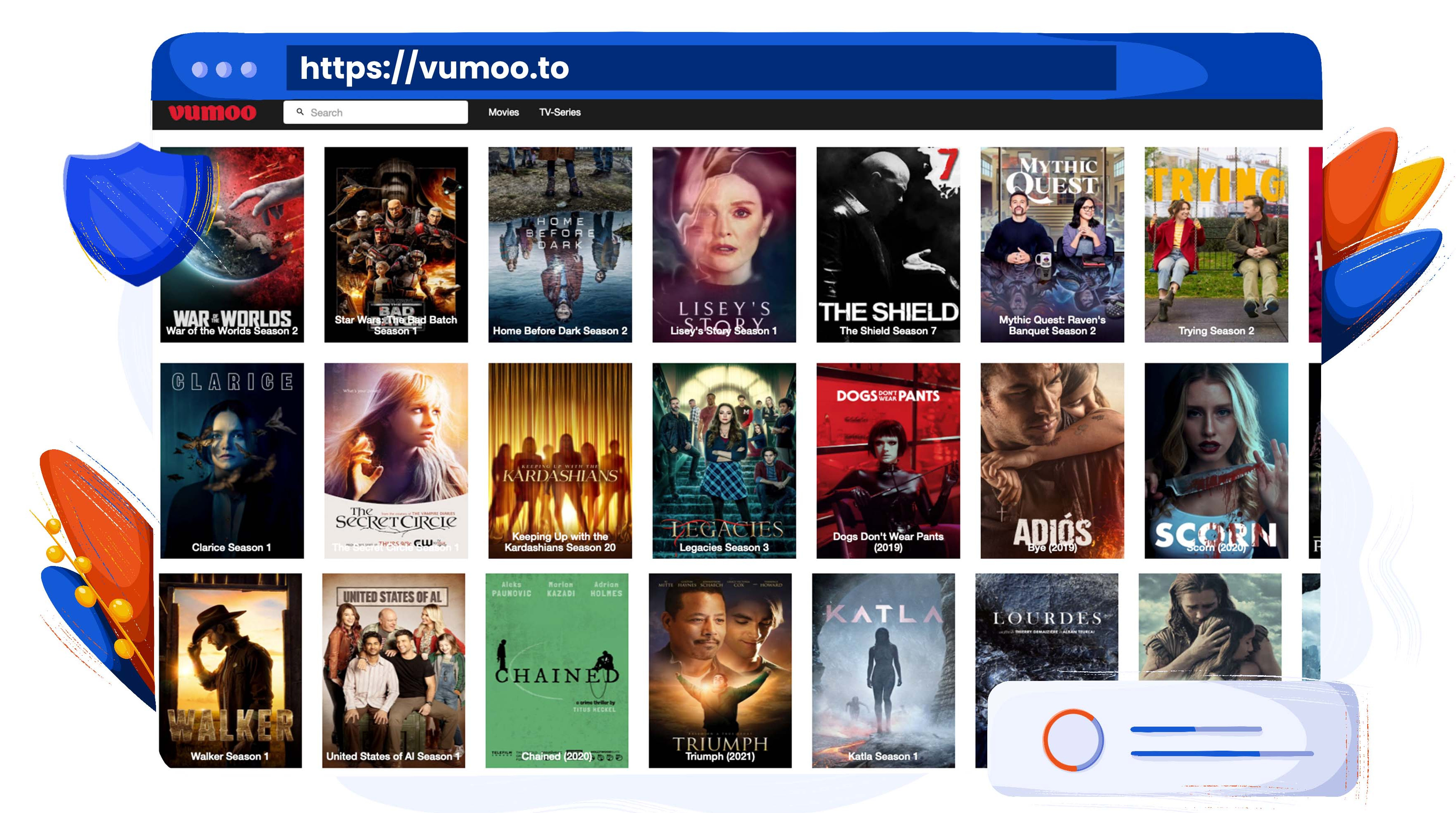 Utiliza Vumoo como alternativa a Putlocker para transmitir películas y programas de televisión