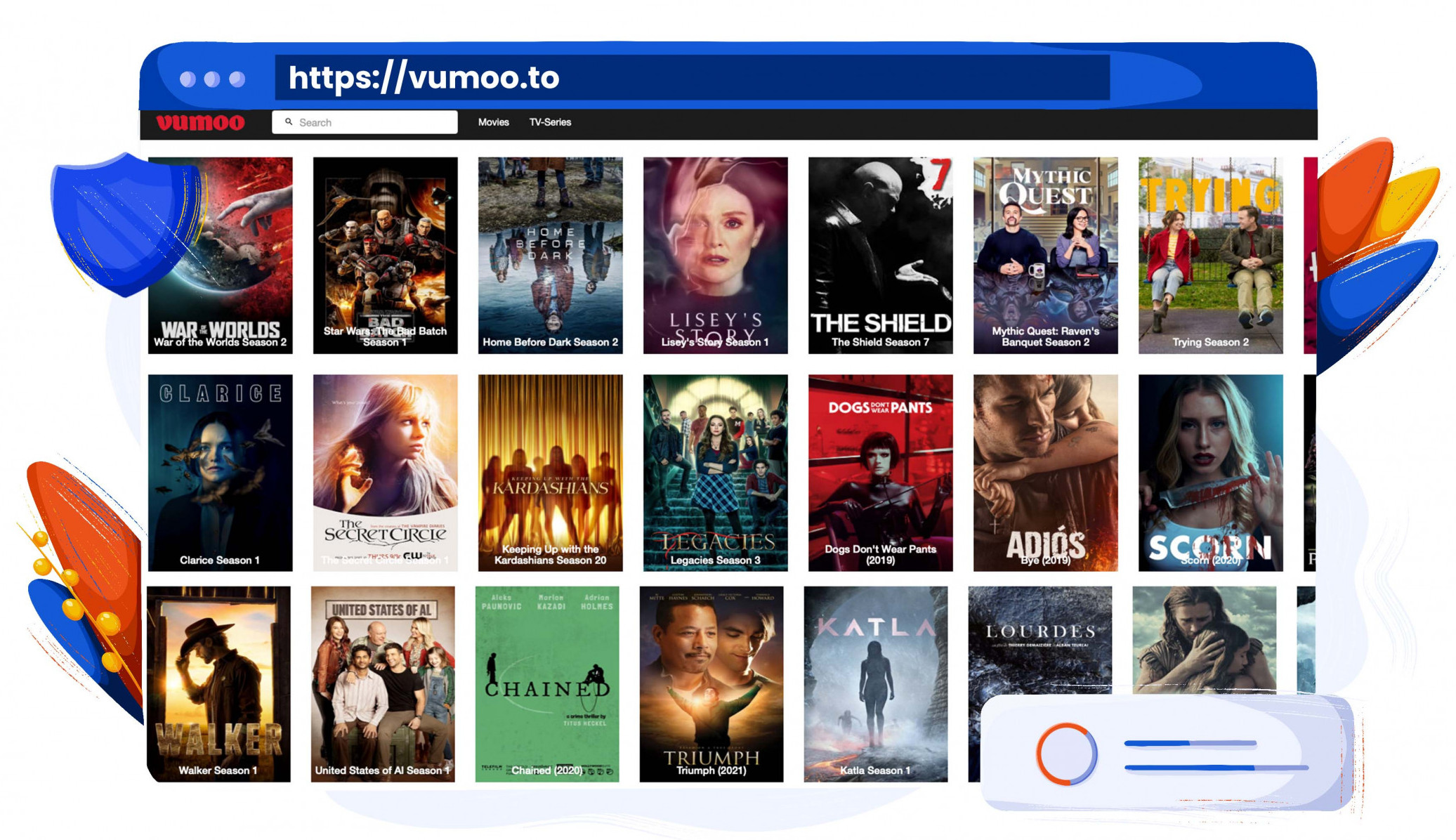 Film e serie TV in streaming gratis su Vumoo