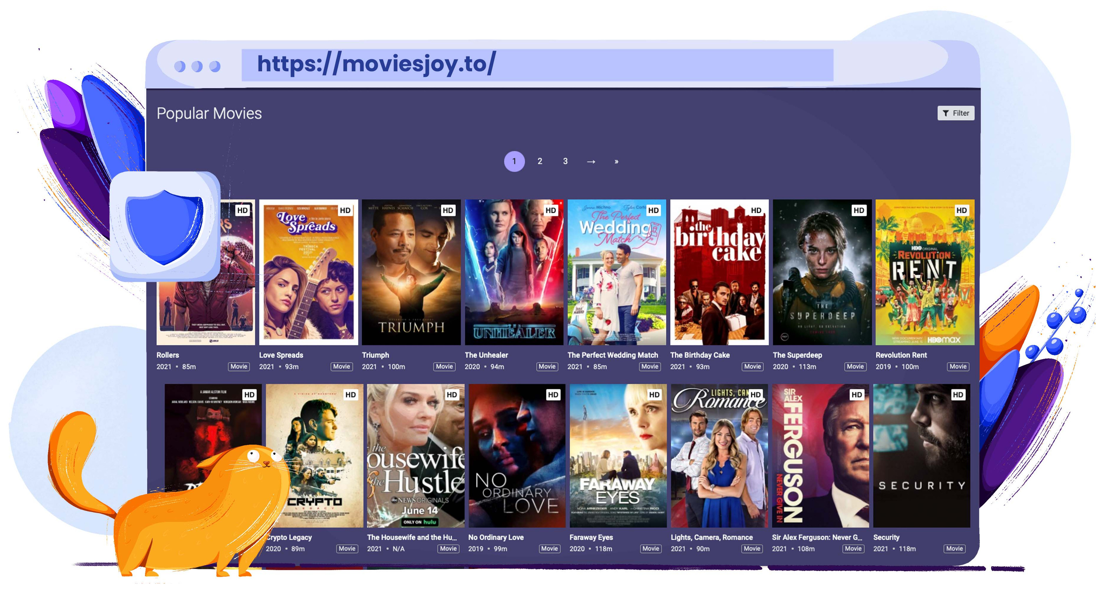 Nutzen Sie MoviesJoy als Putlocker-Alternative zum Streamen von Filmen und TV-Sendungen