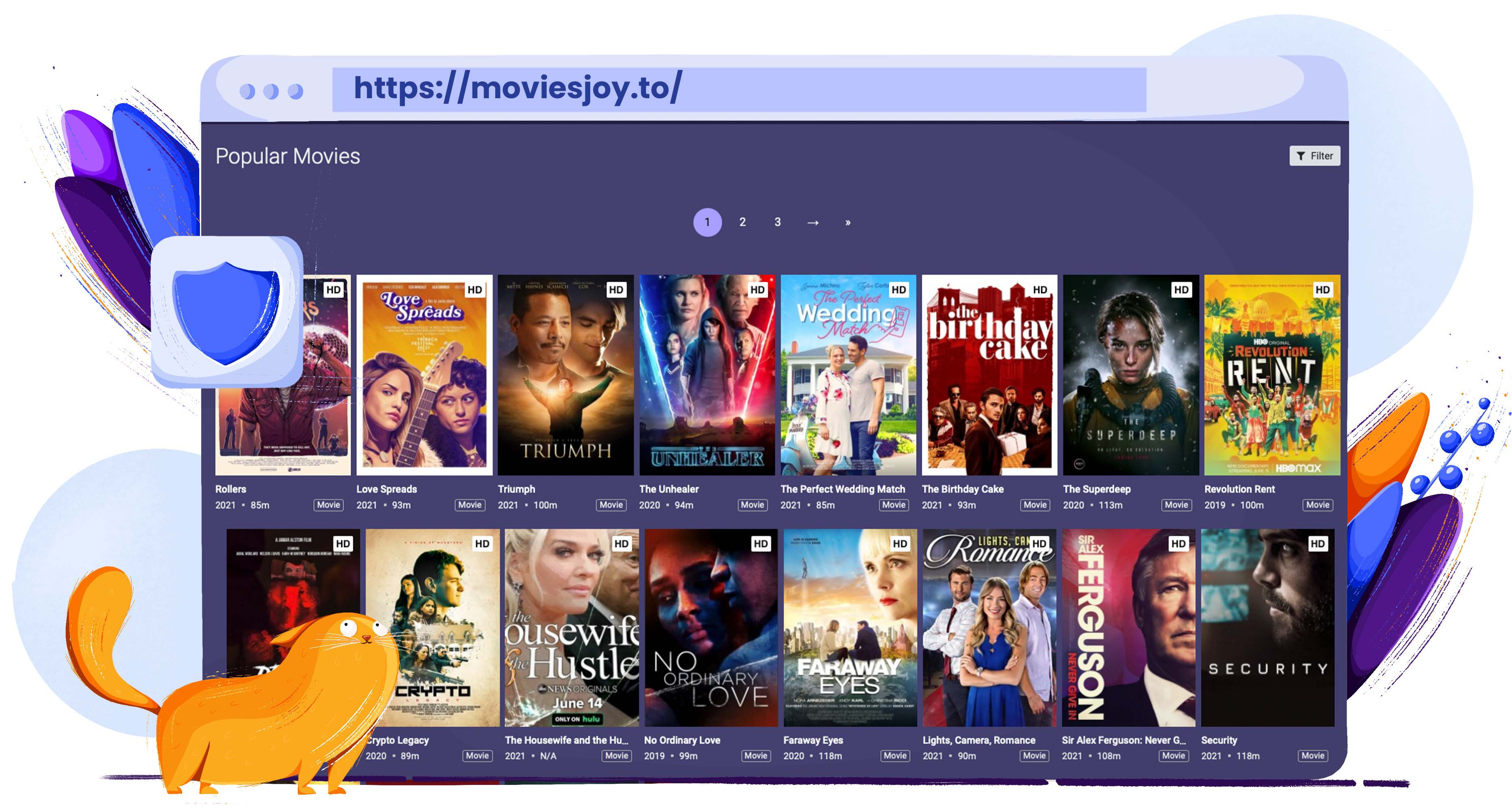 Utiliza MoviesJoy como alternativa a Putlocker para la transmisión de películas y programas de televisión
