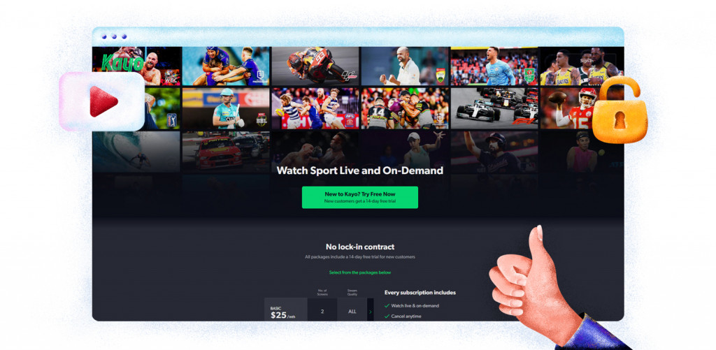 Sport in streaming su Kayo