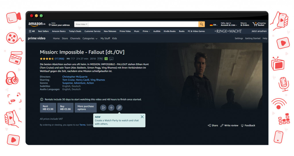 Mission Impossible: Fallout Streaming auf Amazon Prime Video