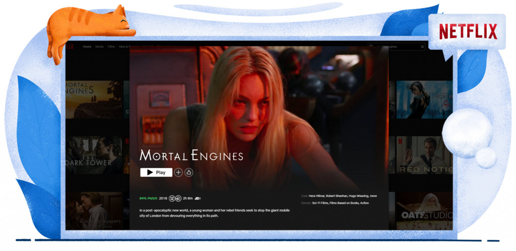 Mortal Engines Streaming auf Netflix in den Niederlanden