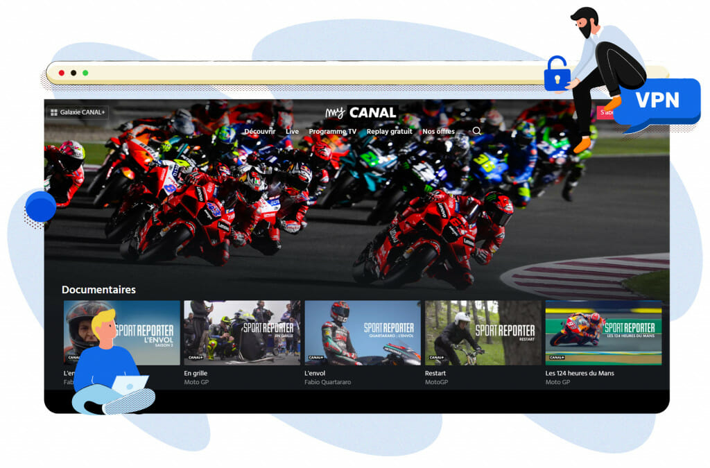 MotoGP en streaming sur Canal +