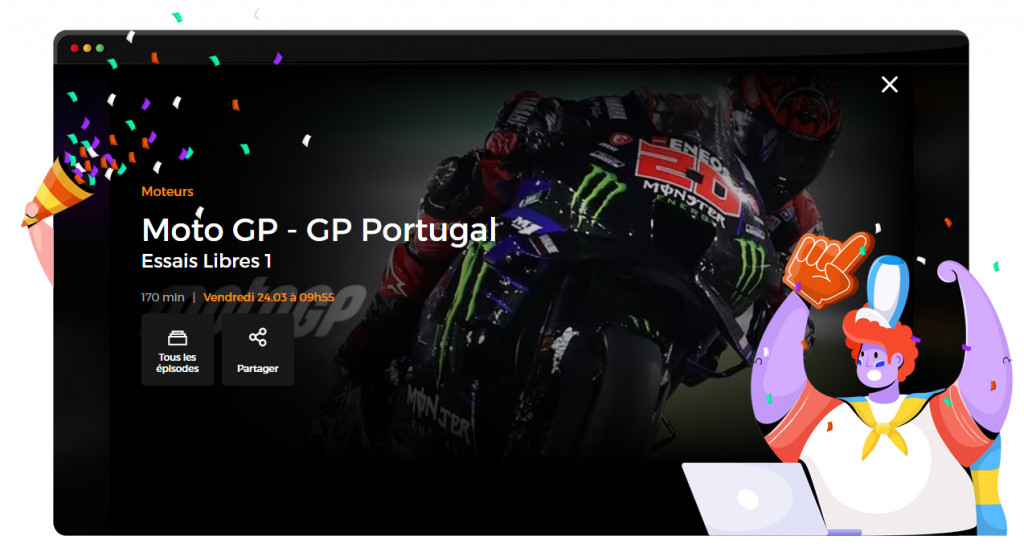 MotoGP 2023 streaming live and for free on RTBF