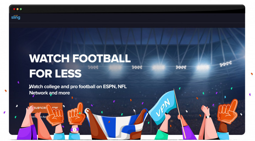Sling TV közvetíti az NFL-t az Egyesült Államokból