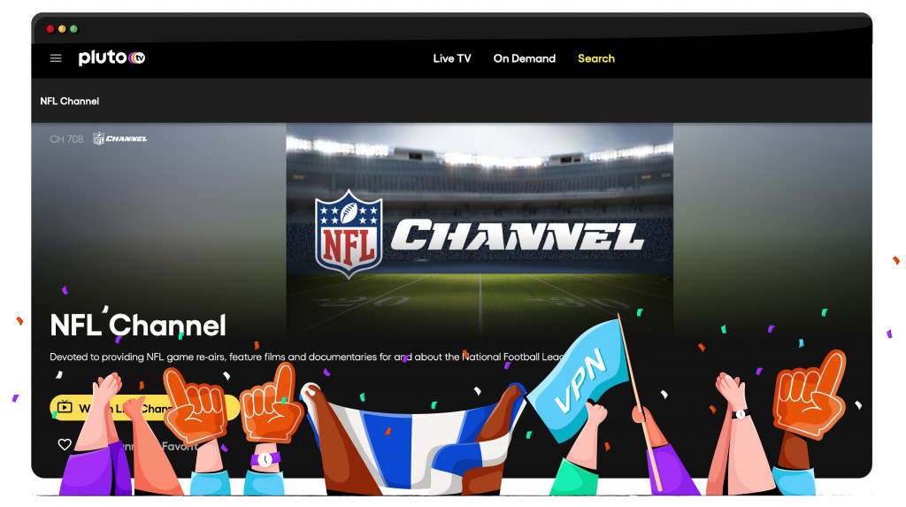 Pluto TV transmituje NFL z USA