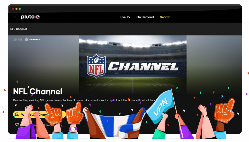 Pluto TV közvetíti az NFL-t az USA-ból