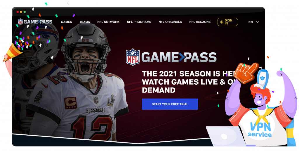 Streamen Sie die NFL mit NFL Game Pass