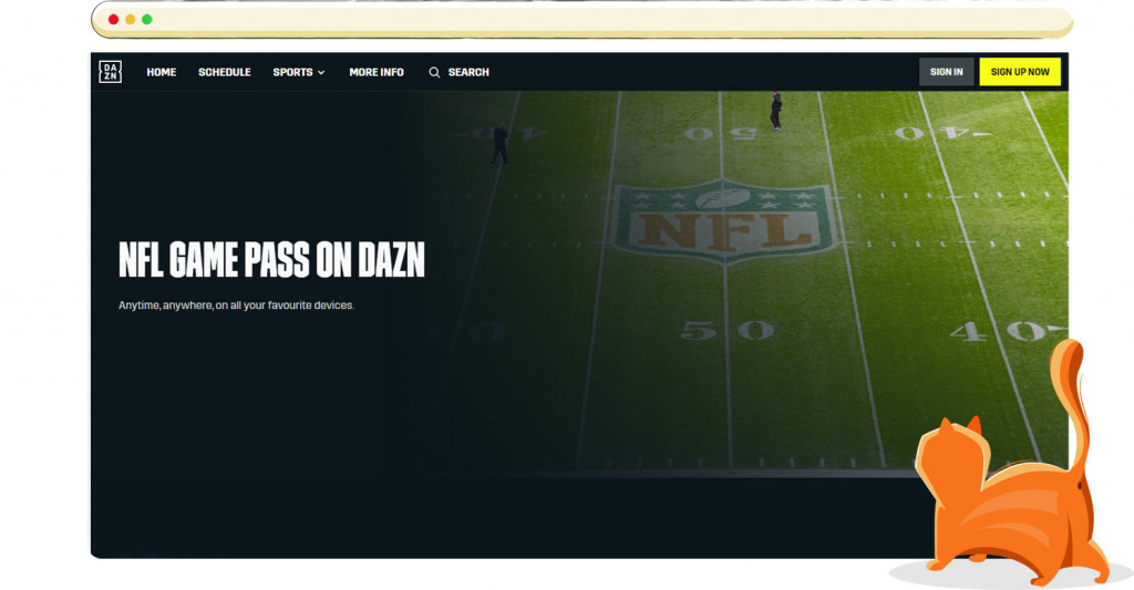 The NFL streaming on DAZN in Canada