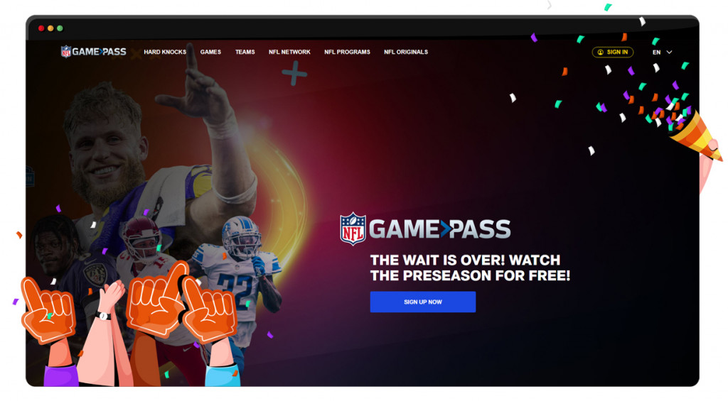 NFL Game Pass internacional