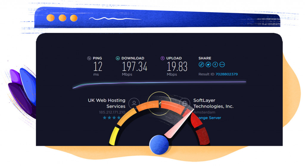 NordVPN Europeans server speed test