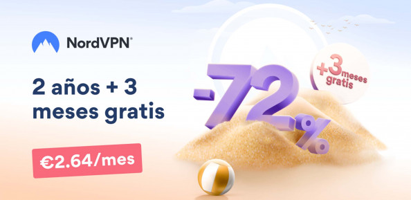 Consigue un 72% de descuento en NordVPN con su oferta de verano