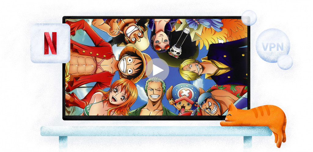 One Piece Netflix VPN