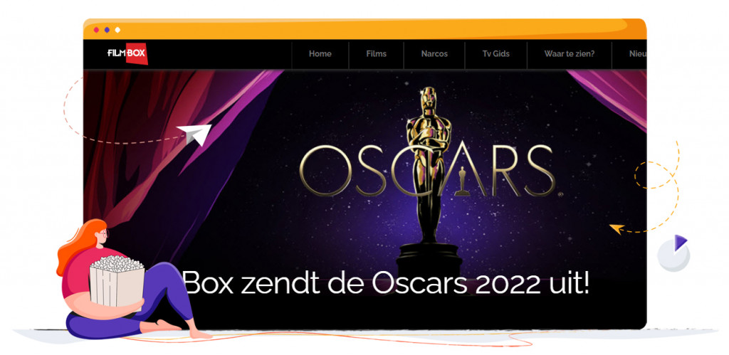 De 2022 Oscar ceremonie op FilmBox