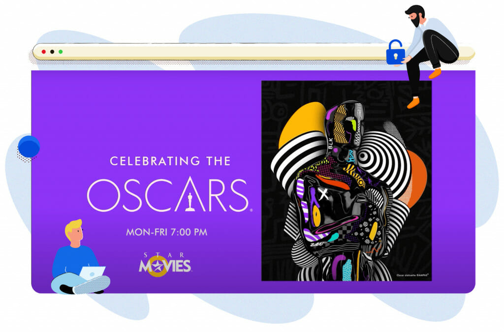 The Oscars streaming on Star Movies in India