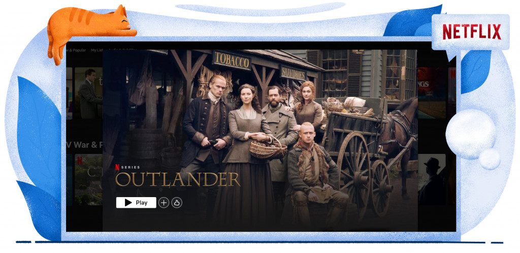 Outlander in streaming su Netflix in India