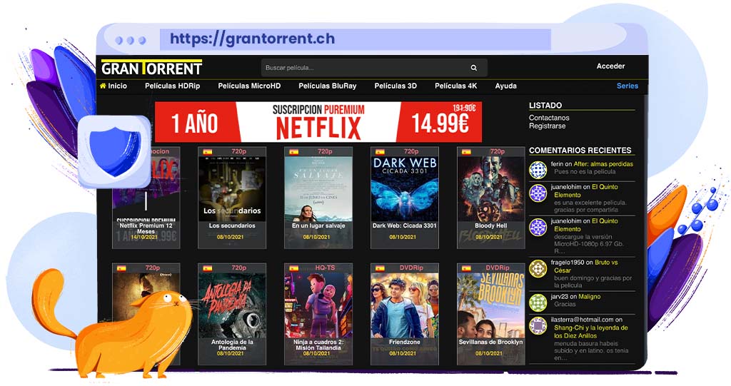 GranTorrent sitio de torrents