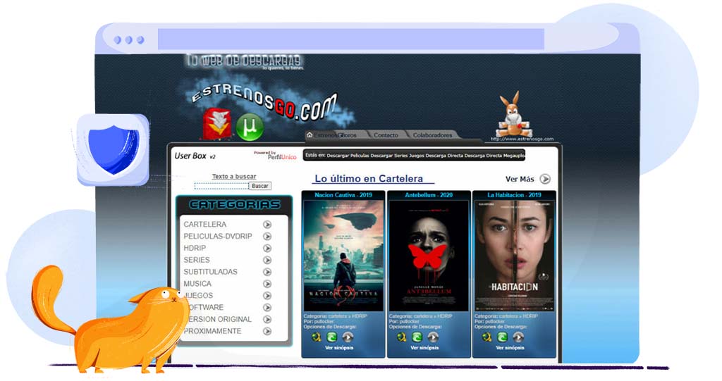 EstrenosGo sitio de torrents