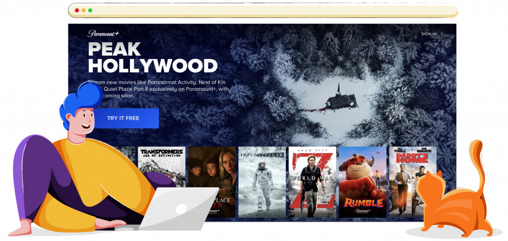 Paramount+ streaming movies