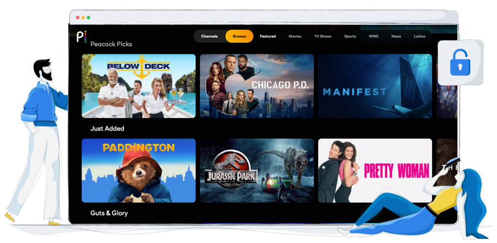 Peacock TV es un nuevo servicio de baja demanda de video en streaming