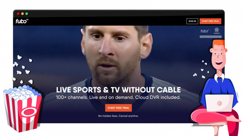 fuboTV transmite canales de deportes y televisión