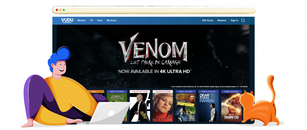 VUDU free streaming platform