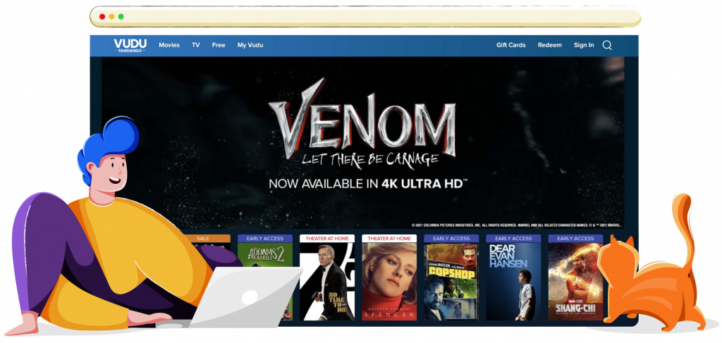 Vudu plateforme de streaming