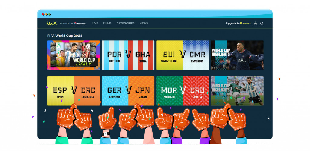 FIFA World Cup streaming on ITV HUB live and free