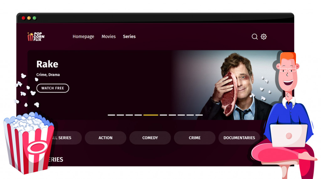 Series streaming op Popcornflix