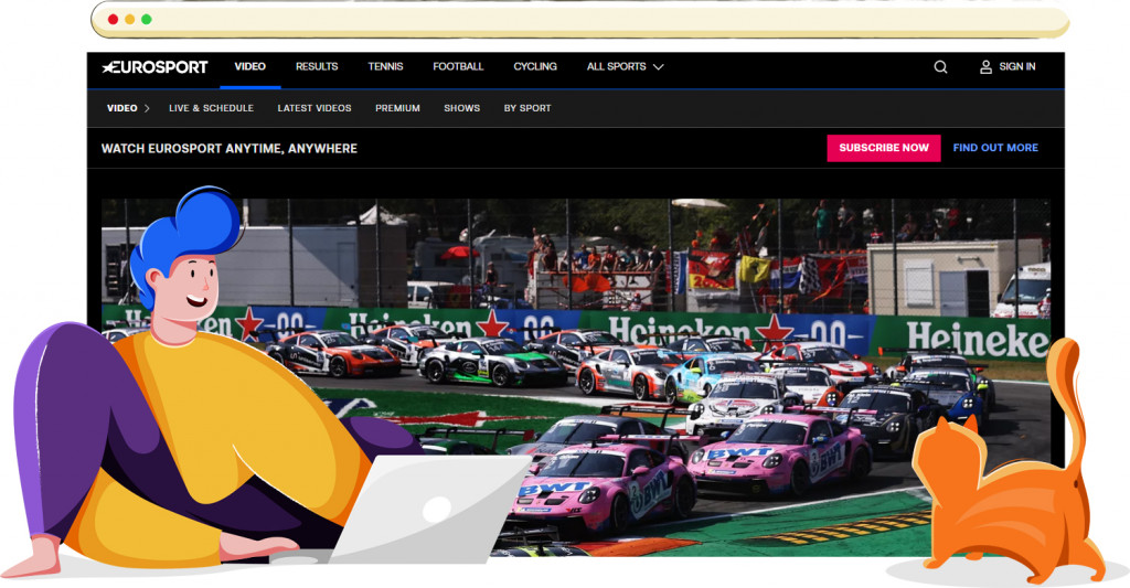 Porsche Supercup 2022 streaming op Eurosport Player