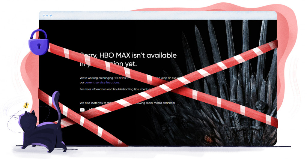 HBO Max not available in certain countries