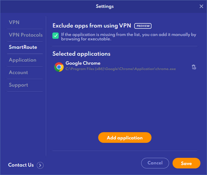 SmartRoute by PrivadoVPN