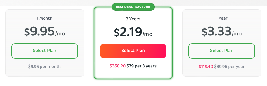 Private Internet Access subscription plans