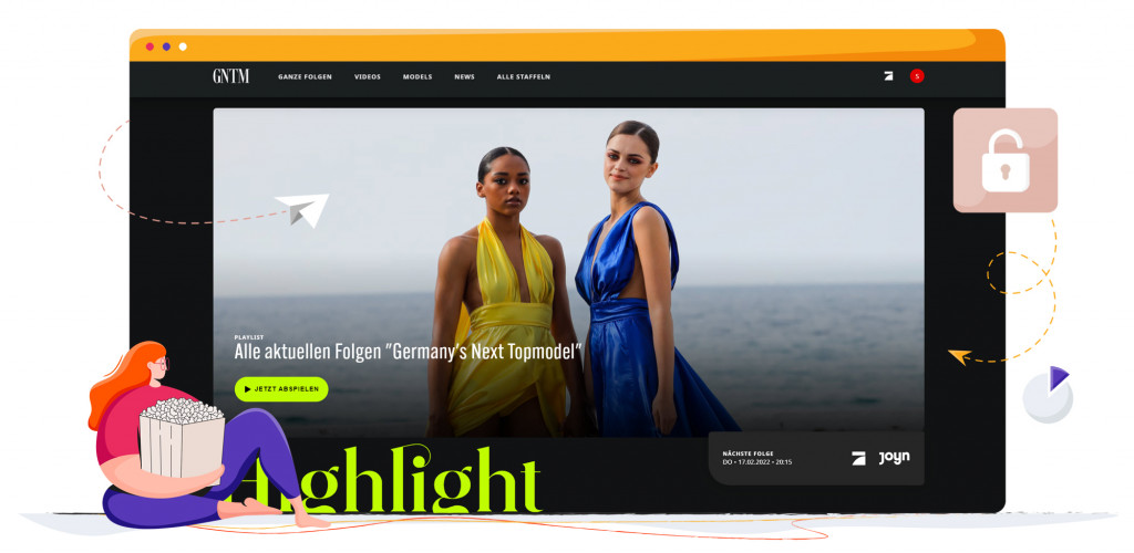 Germany's Next Top Model streaming op ProSieben