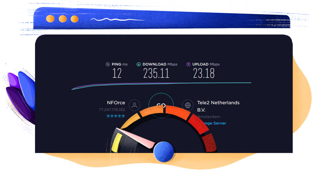 ProtonVPN Avrupa sunucu hız testi