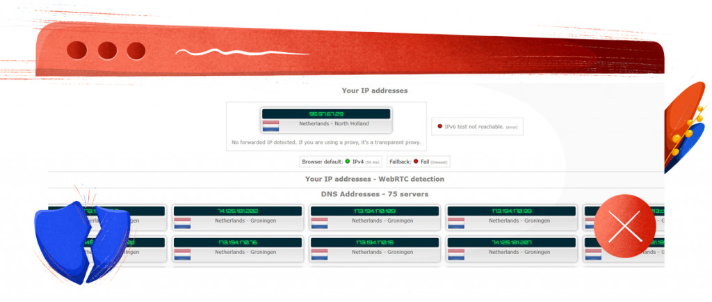 PureVPN leaks IP