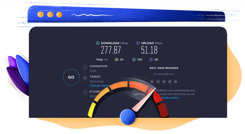 Luxemburg server speed test