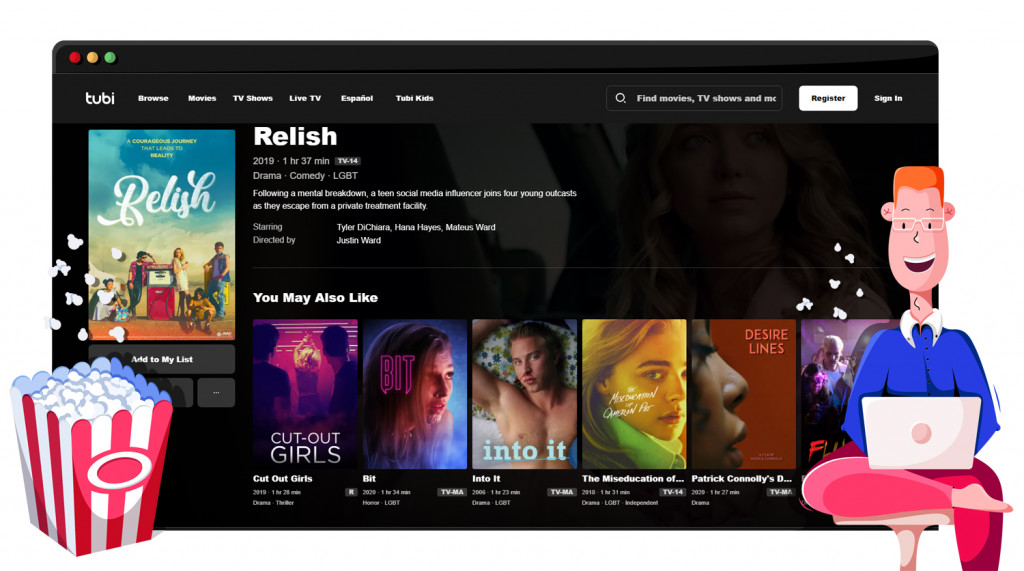 Relish gratis streamen op Tubi