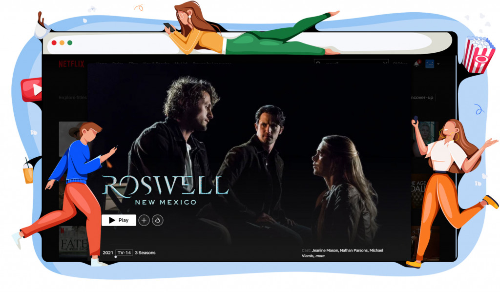 Roswell, New Mexico in streaming su Netflix negli Stati Uniti