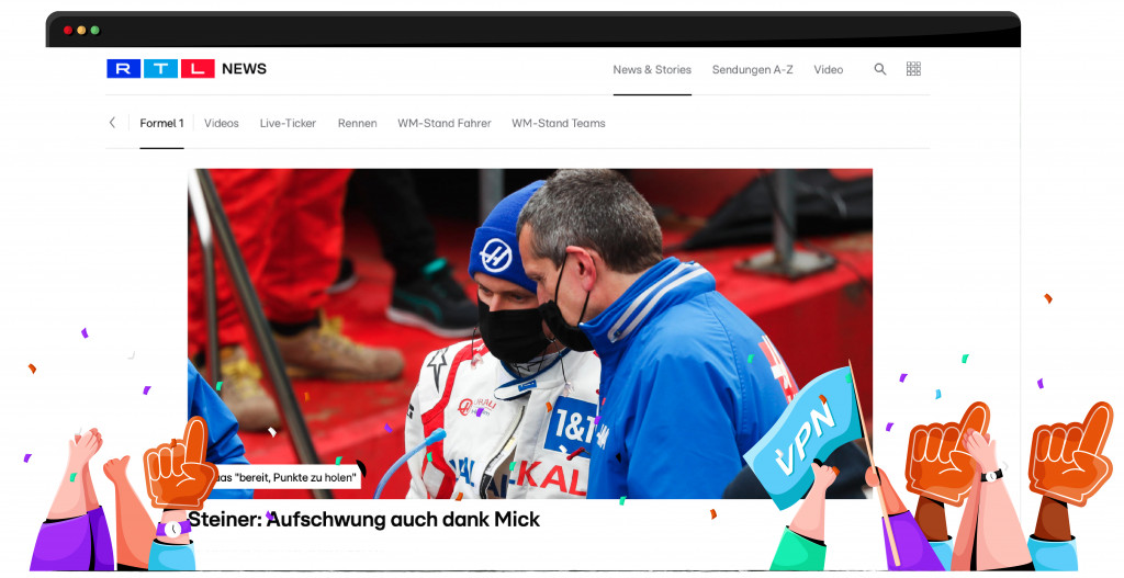 RTL - transmisja Formuły 1 w Niemczech