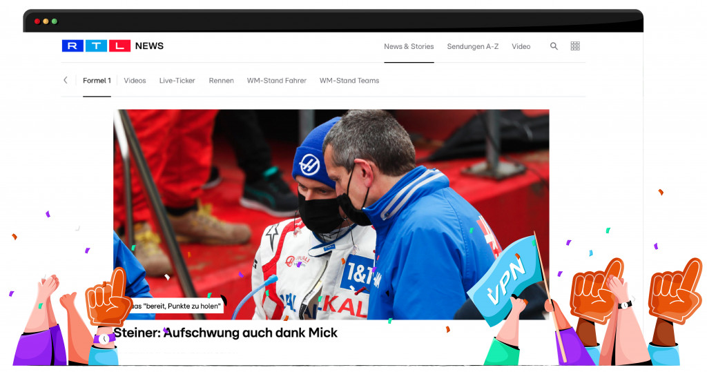 La meRTL diffuse la Formule 1 depuis l'Allemagne